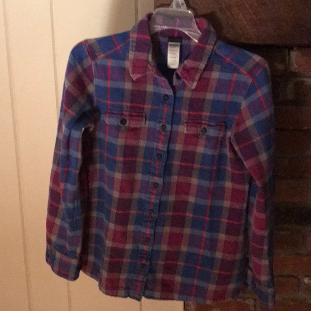 Patagonia women’s Fjord flannel button down size 6